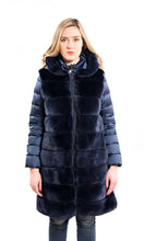 Load image into Gallery viewer, Rex reversible coat with down sleeves
