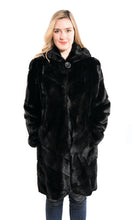 Load image into Gallery viewer, Full skin mink coat with hood