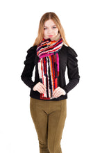 Load image into Gallery viewer, Knitted mink multi color scarf