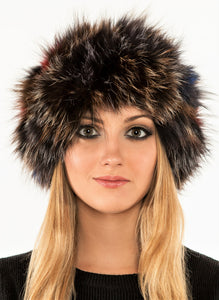 Knitted fox neck warmer & headband