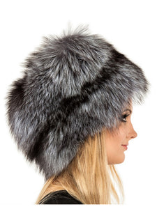 Silver fox bucket hat