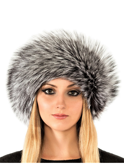 Silver fox headband