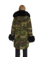 Load image into Gallery viewer, Fox parka with hood